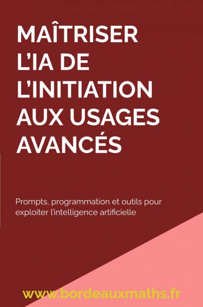 Maîtriser l’IA De l’initiation aux usages avancés