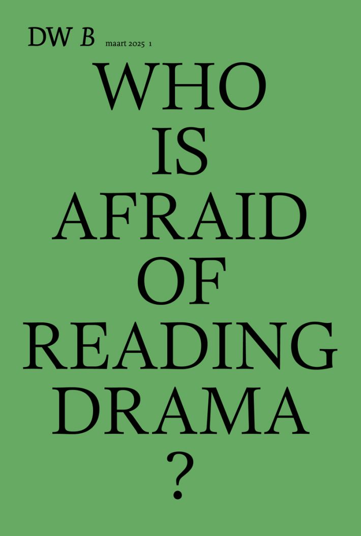 Who is afraid of reading drama?