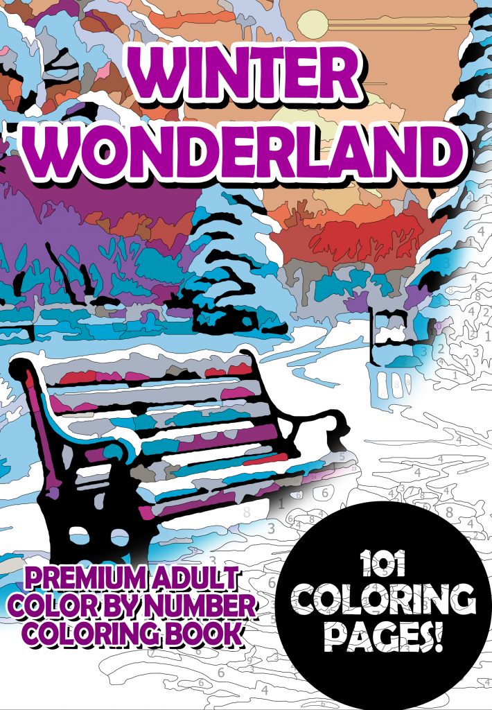 Winter Wonderland - Premium Adult Color By Number Coloring Book