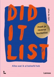 Did it list: maak je reverse bucketlist