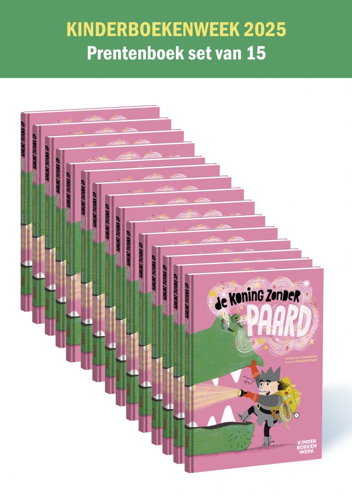 De koning zonder paard - set van 15 ex. Prentenboek Kinderboekenweek 2025