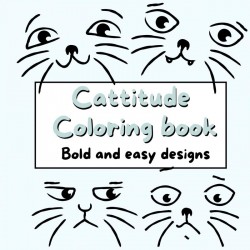 Cattitude Coloring Book