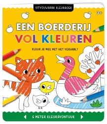 Uitvouwbaar kleurboek - Een boerderij vol kleuren