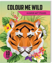 Stickerboek voor volwassenen - Colour me Wild