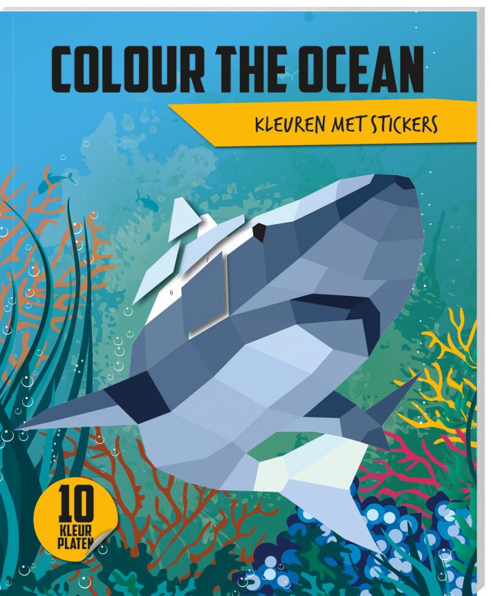 Stickerboek voor volwassenen - Colour the Ocean