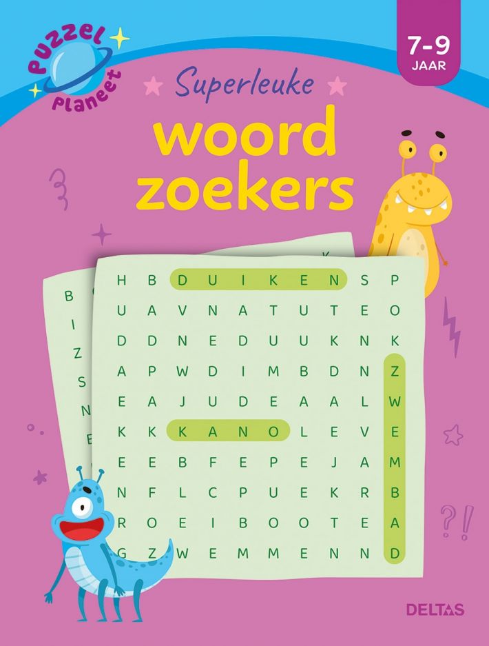 Puzzelplaneet - Superleuke woordzoekers (7-9 j.)