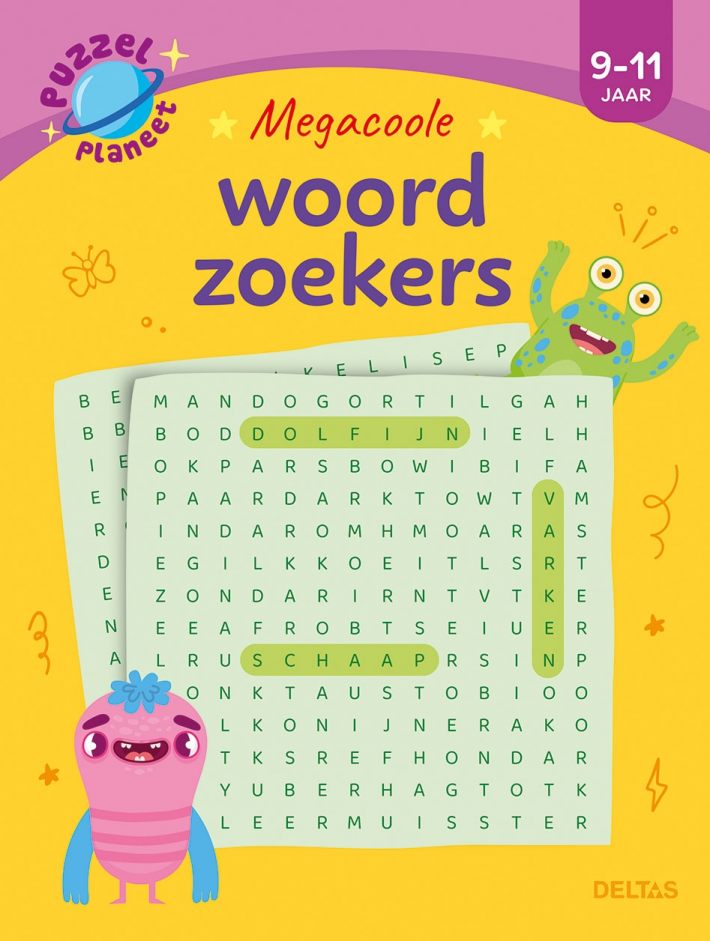 Puzzelplaneet - Megacoole woordzoekers (9-11 j.)