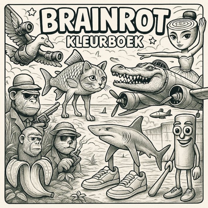 Brainrot Kleurboek