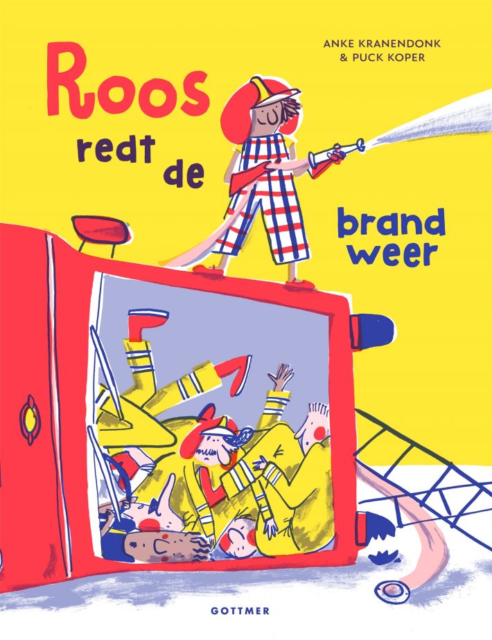 Roos redt de brandweer
