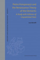 Pietro Pomponazzi and the Renaissance Theory of the Elements