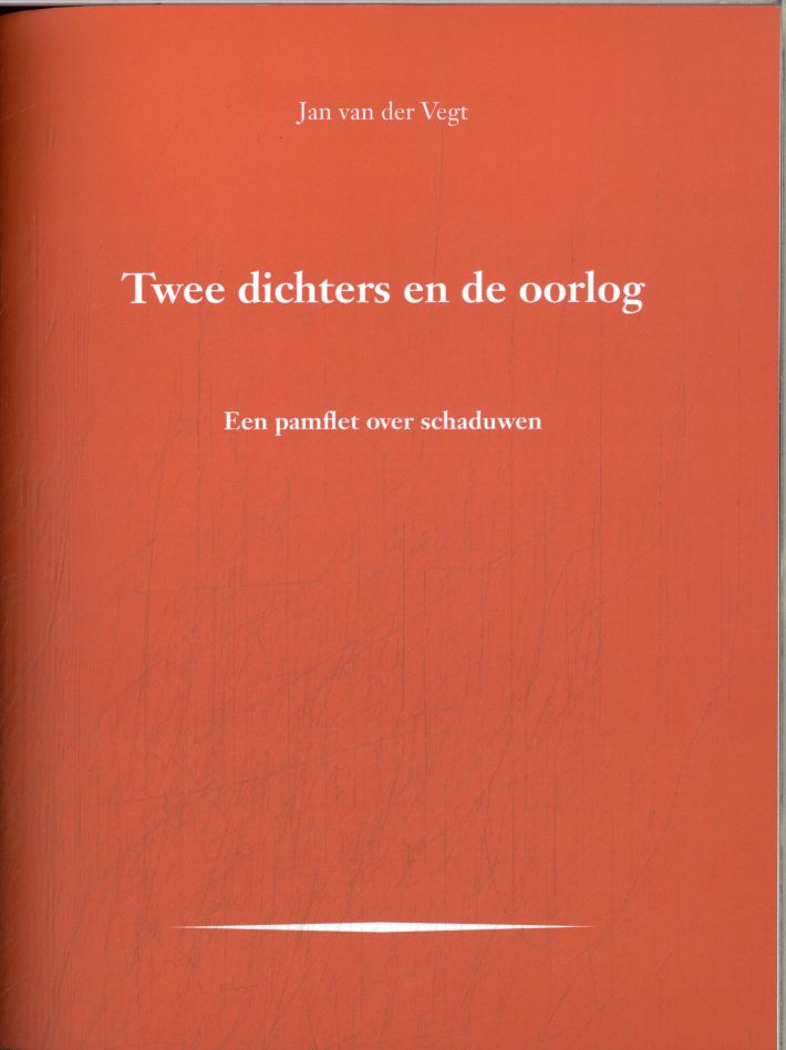 Twee dichters en de oorlog
