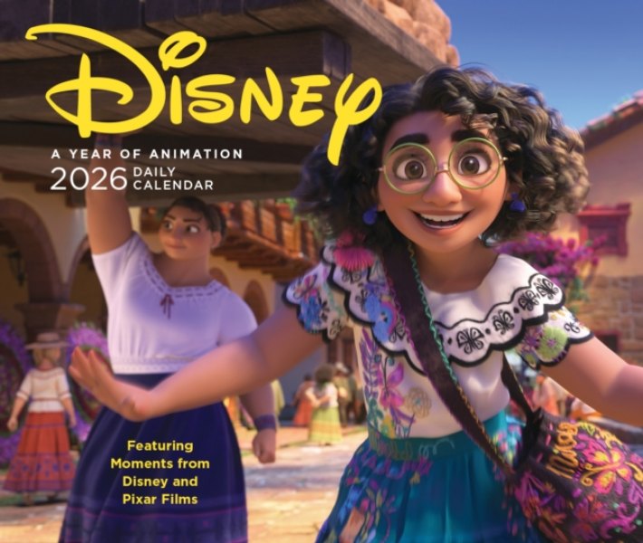 Disney A Year of Animation 2026 Daily Calendar