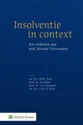 Insolventie in context: een eerbetoon aan prof. Reinout Vriesendorp