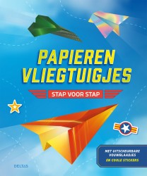 Papieren vliegtuigjes - stap voor stap