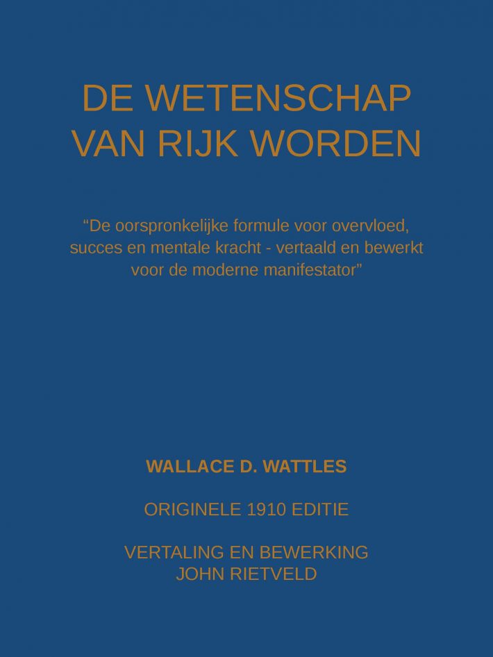 De wetenschap van rijk worden