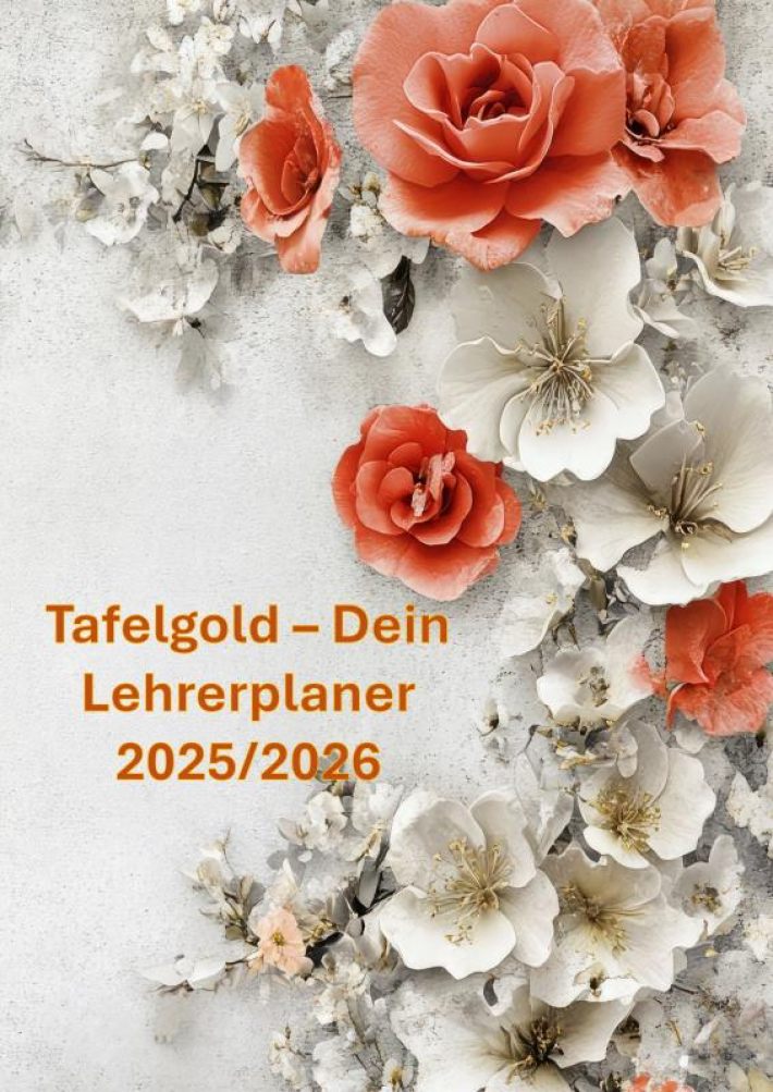 Tafelgold – Dein Lehrerplaner 2025/2026(Auch eine wundervolle Idee als Abschiedsgeschenk für Lehrer:innen.)