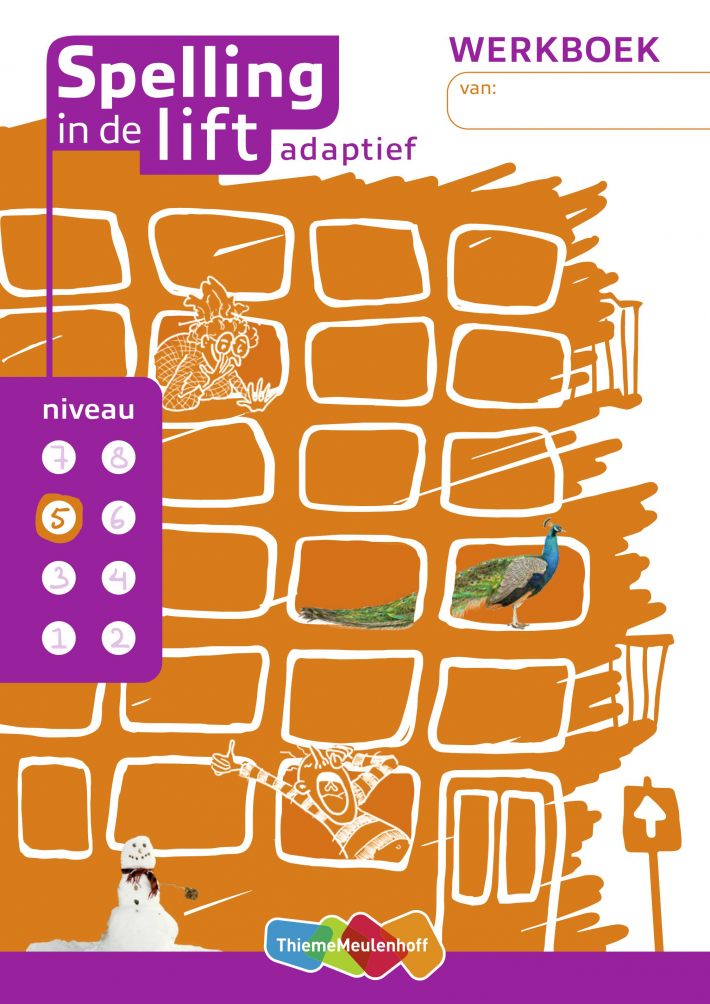 Spelling in de lift adaptief (set van 5) Spelling in de lift adaptief (set van 5)