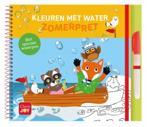 Kleuren met water. Zomerpret
