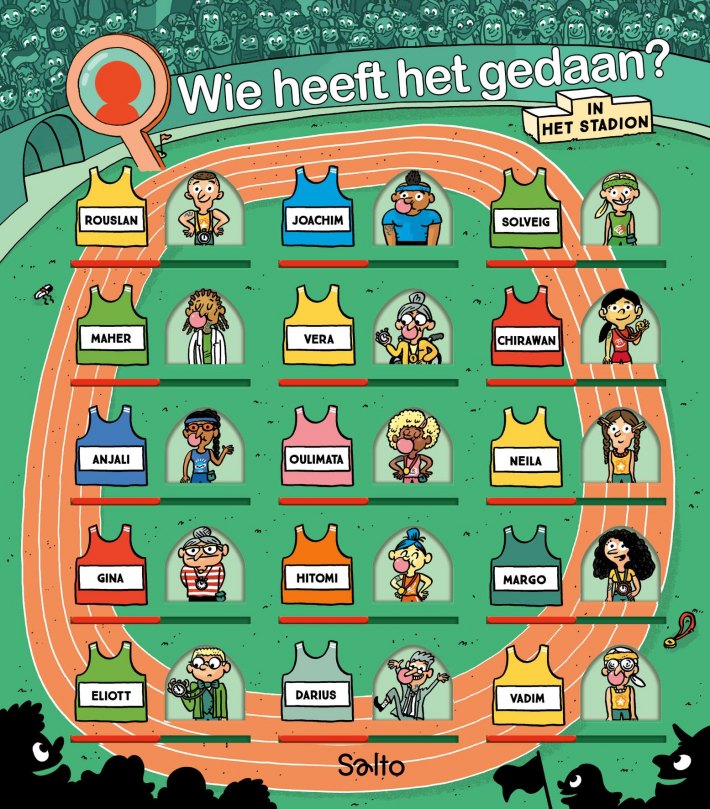 Wie heeft het gedaan? In het stadion