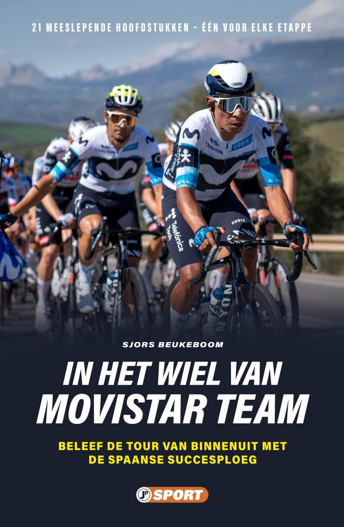 In het wiel van het Movistar Team