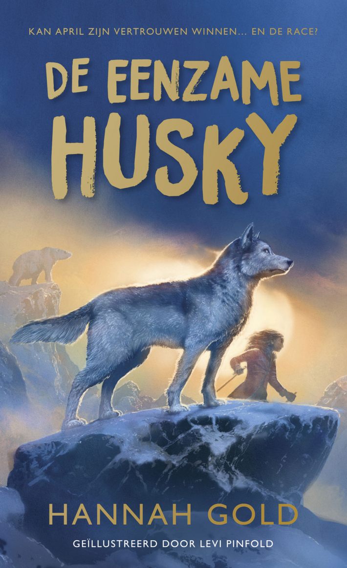 De eenzame husky