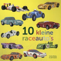 Tien kleine raceauto's