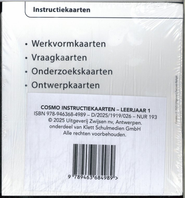 Cosmo Instructiekaarten