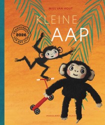 Kleine Aap met knuffel