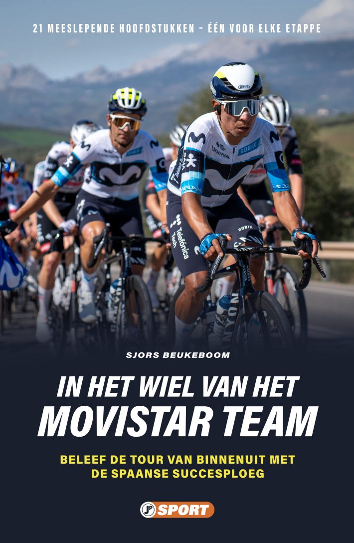 In het wiel van het Movistar Team
