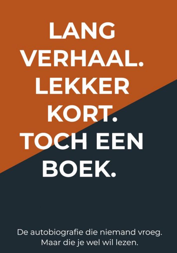 Lang verhaal. Lekker kort. Toch een boek.