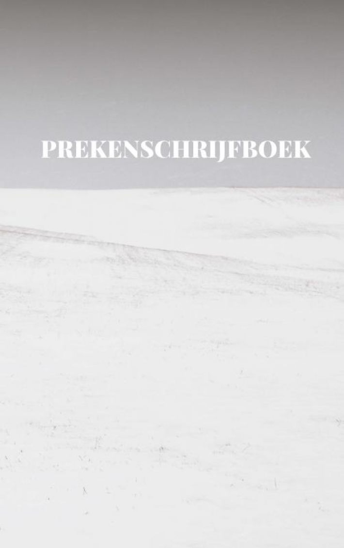Prekenschrijfboek - invulboek voor Mannen, Vrouwen en Jeugd