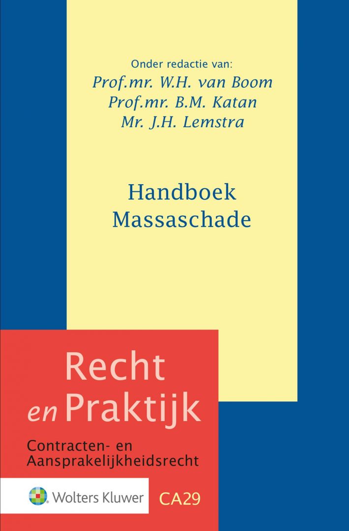 Handboek Massaschade • Handboek Massaschade
