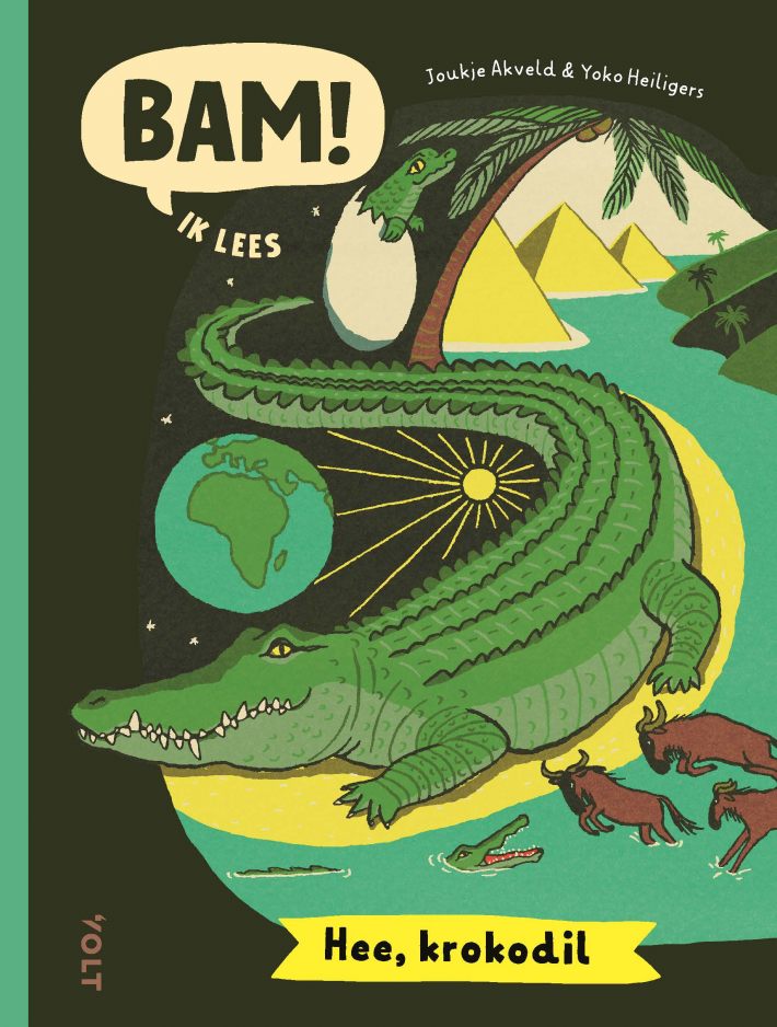 Bam! Ik lees: Hee, krokodil