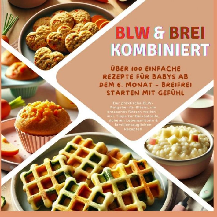 BLW & Brei kombiniert: Über 100 einfache Rezepte für Babys ab dem 6. Monat – Breifrei starten mit Gefühl