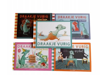 Draakje Vurig set 5 delen