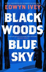 Black woods, blue sky