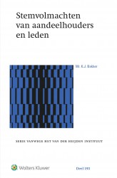 Stemvolmachten van aandeelhouders en leden • Stemvolmachten van aandeelhouders en leden