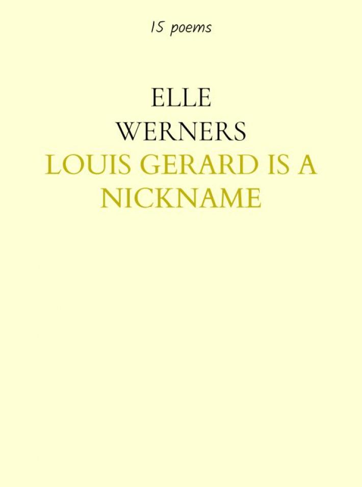 LOUIS GERARD IS A NICKNAME