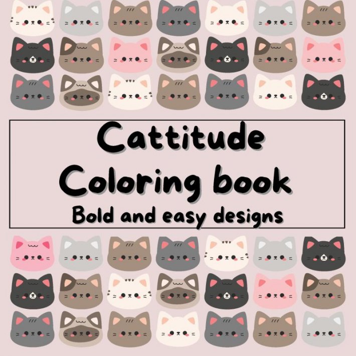 Cattitude Coloring Book