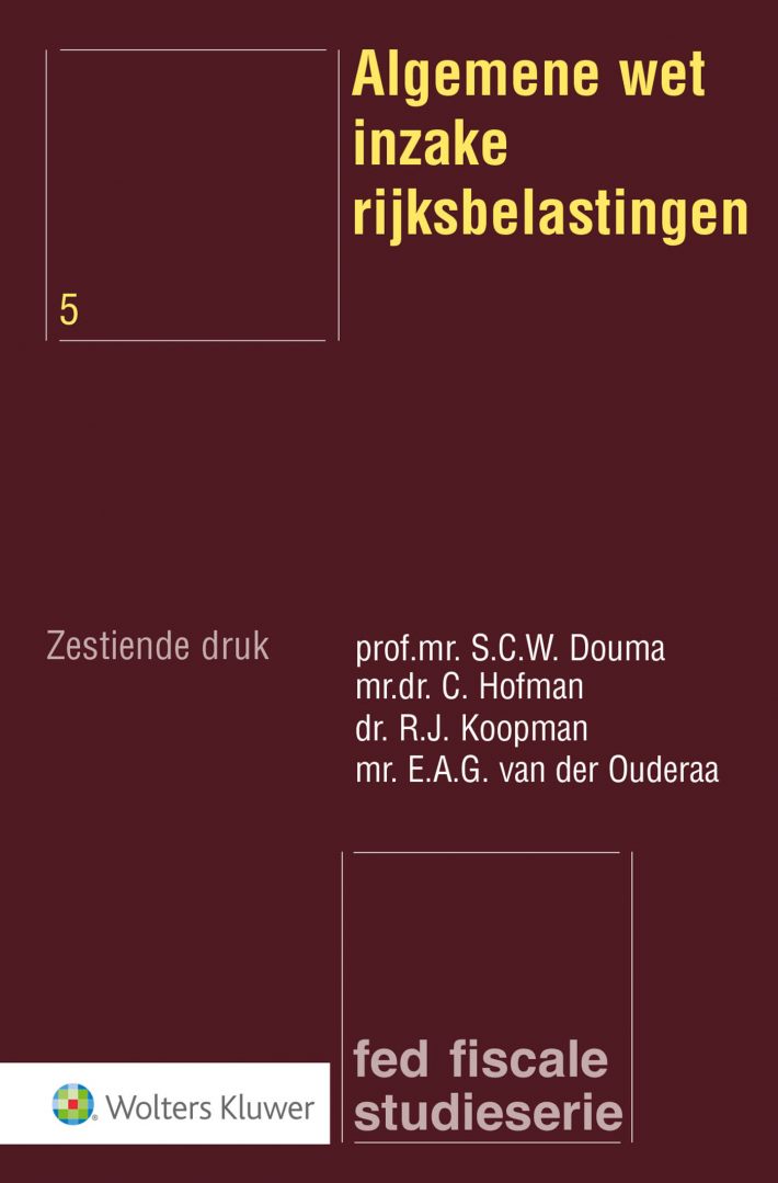 Algemene wet inzake rijksbelastingen • Algemene wet inzake rijksbelastingen
