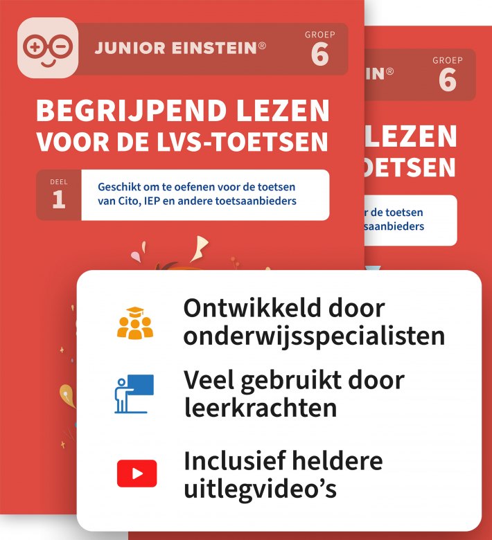 Begrijpend lezen voor de LVS-toetsen - Deel 1 en 2 - Groep 6