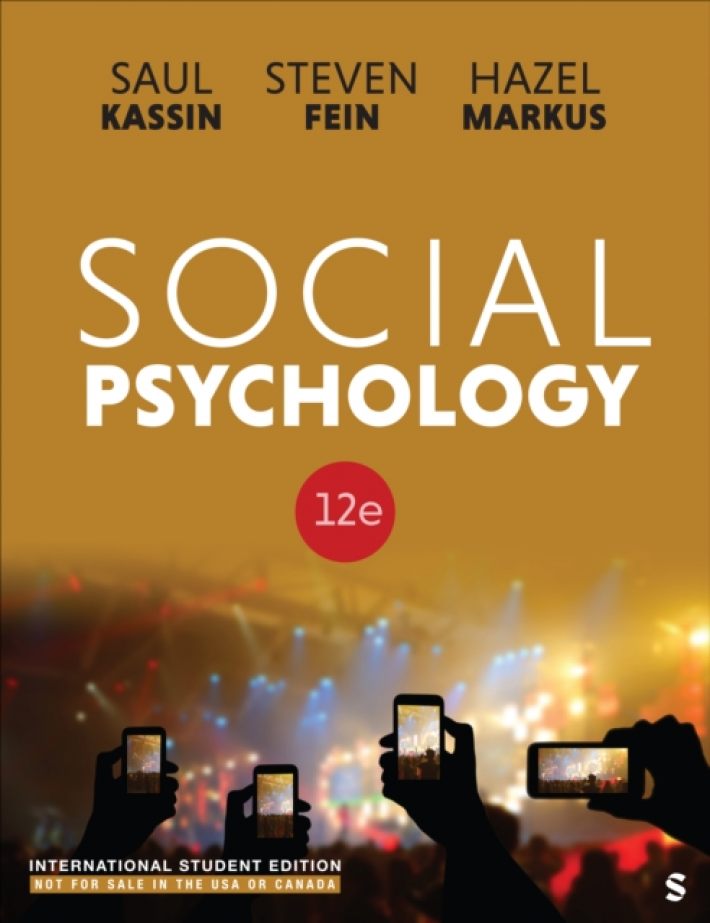 Social Psychology - International Student Edition