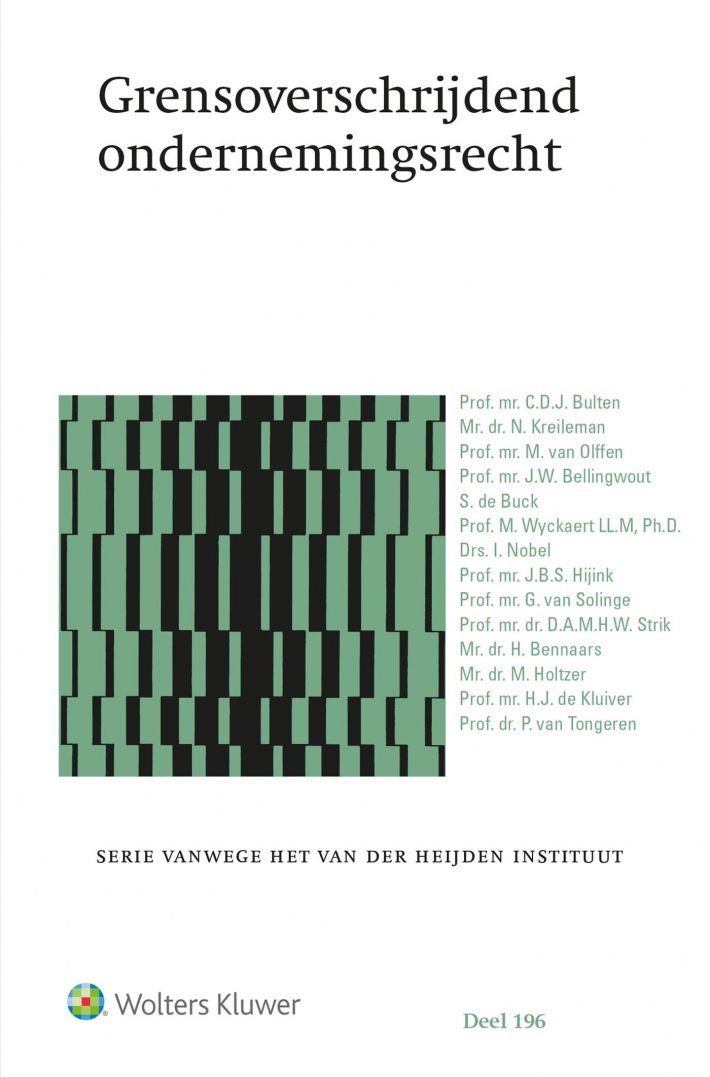 Grensoverschrijdend ondernemingsrecht • Grensoverschrijdend ondernemingsrecht