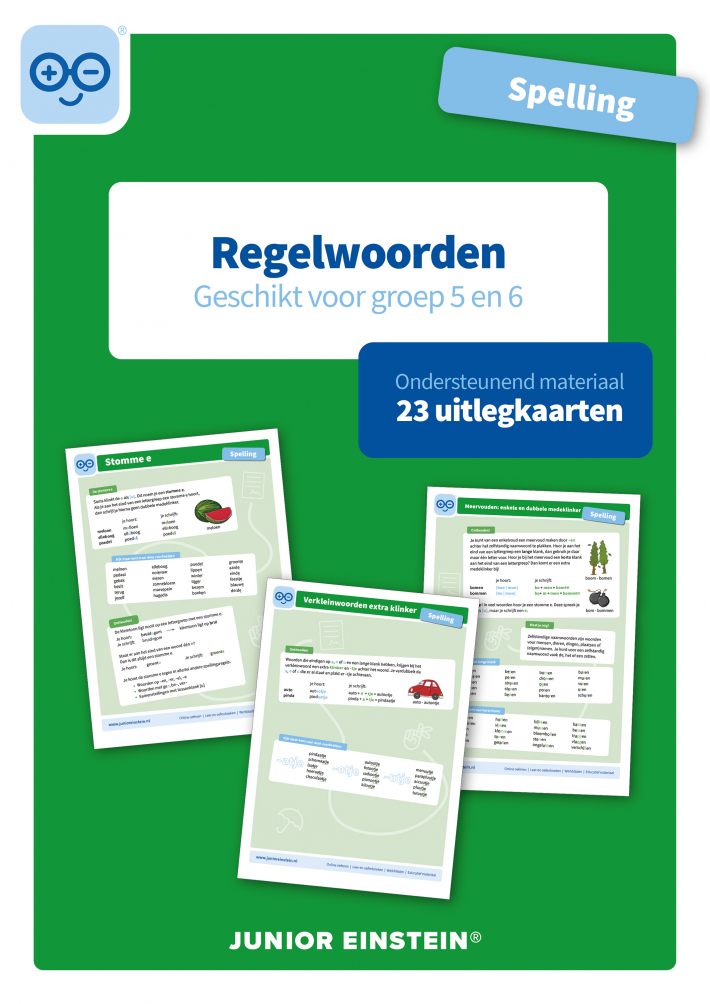 Spelling Ondersteunend Materiaal Regelwoorden groep 5 en 6