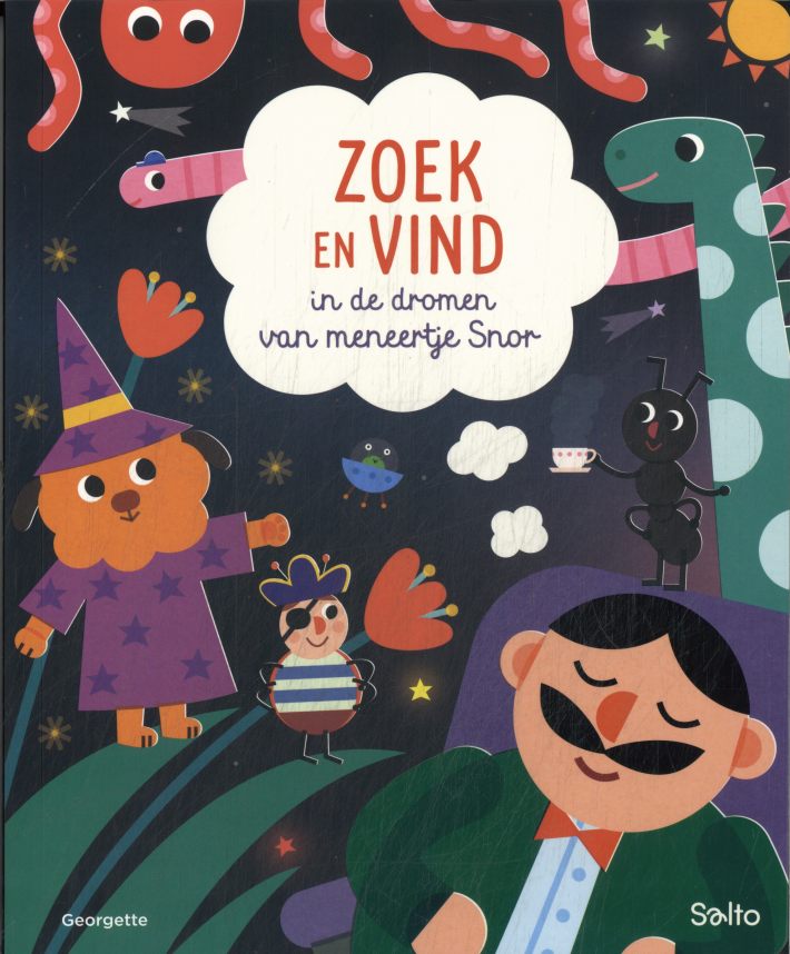 Zoek en vind in de dromen van meneertje Snor