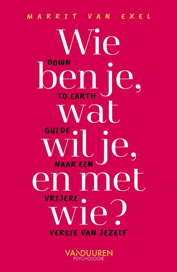 Wie ben je, wat wil je en met wie? Wie ben je, wat wil je en met wie?