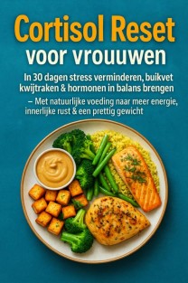 Cortisol Reset voor vrouwen: in 30 dagen stress verminderen, buikvet kwijtraken & hormonen in balans brengen – Cortisol Reset voor vrouwen: in 30 dagen stress verminderen, buikvet kwijtraken & hormonen in balans brengen –