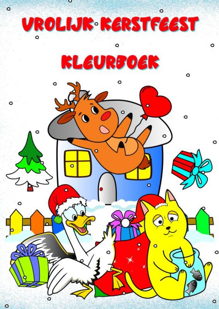 Vrolijk Kerstfeest Kleurboek