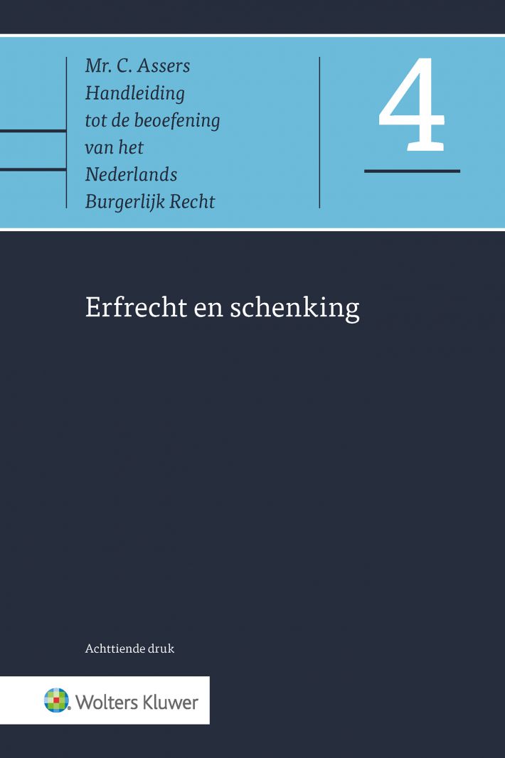 Asser 4 Erfrecht en schenking