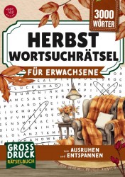 Wortsuchrätsel für Erwachsene - Herbst